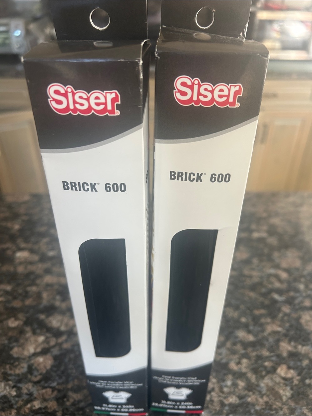 SISER BRICK 11.8@ c24"600 HEAT TRANSFER VINYL LOT  OF 2 NWT